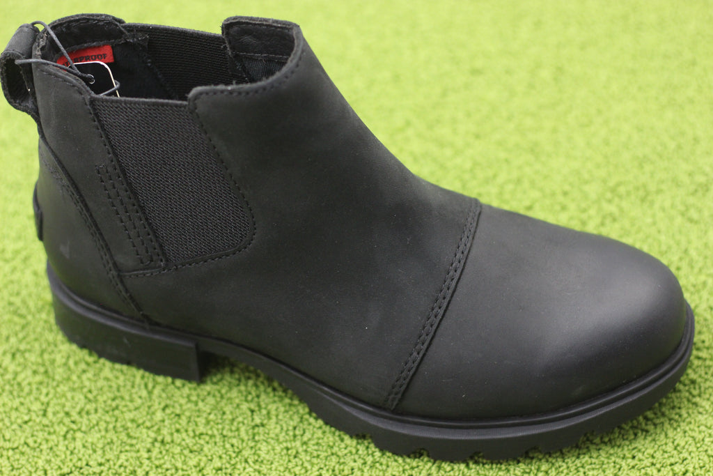 Womens Emelie 3 Chelsea Boot-Black Side Angle View