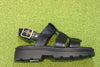 Women's Orinoco3 Strap Sandal - Black Leather Side View
