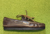 Men's Godney Boat Shoe - Brown Leather Side View