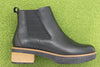 Women's Waylin Boot - Black Leather Side View