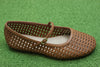 Women's Livia Sky Mary Jane - Tan Synthetic Leather Side Angle View