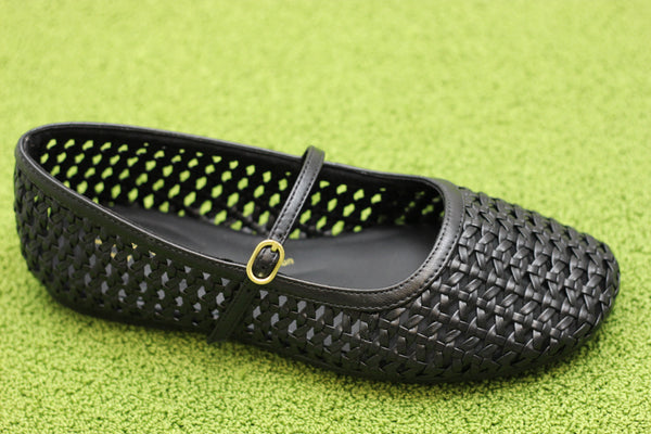 Women's Livia Sky Mary Jane - Black Synthetic Leather Side Angle View