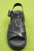 Women's Orinoco3 Cross Sandal - Black Leather Top View