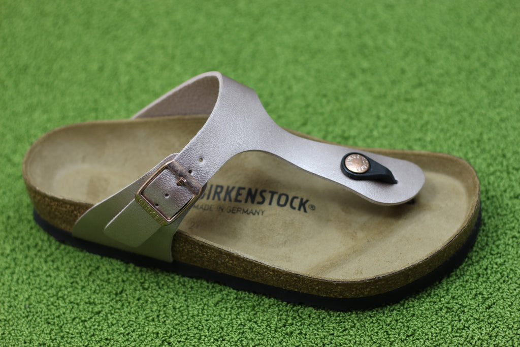 Women's Gizeh Sandal - Copper Birko Flor Side Angle View
