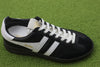 Women's Cyclone Sneaker - Black/Wht Side Angle View