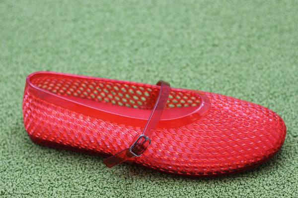 Women's Classy Mary Jane - Cherry Synthetic Side Angle View