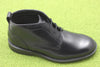 Men's Aldwin Chukka Boot - Black Leather Side Angle View