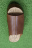 Women's Yazmin Sandal - Brown Leather Top View