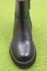 Womens Posey Chelsea Boot - Black Leather Top View