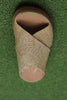 Women's Tutsi Cross Sandal - Natural Raffia Top View
