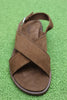 Women's 90876 Sandal - Chocolate Suede Top View View