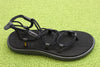 Women's Voya Sandal- Black Synthetic Side Angle View