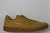 Women's Hawk Sneaker - Mustard Suede Side  View