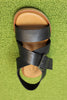 Women's Dara Sandal - Black Leather Top View