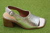 Women's Teresa Slingback Heel- Mercury Calf Side Angle View