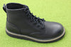 Mens Slabtown Six WP Boot - Black Leather Side Angle View