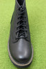 Mens Slabtown Six WP Boot - Black Leather Top View