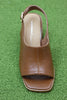 Women's Teresa Slingback Heel - Tan Calf Top View