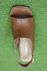 Women's Teresa Slingback Heel - Tan Calf Top View