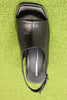 Women's Teresa Slingback Heel- Black Calf Top View