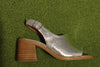 Women's Teresa Slingback Heel- Mercury Calf Side View