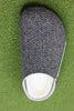 Mens Zermatt Slipper - Herringbone Wool/Shearling Top View