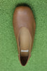 Womens Casi Myra Slip On - Brown Leather Top View 