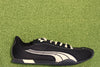 Women's H Street OG Sneaker -Black/Buttercreme Mesh/Leather Side View