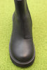 Womens Milah Waterproof Boot  - Black Leather Top View