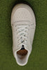 Womens Bjork Sneaker  - Blanc de Blanc Leather Top View