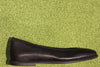 Women's Caroll Ballet - Black Leather Side View