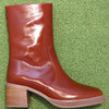 Women's Norfolk Boot - Cognac Leather Side View