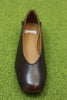 Womens Casi Myra Slip On - Brown Leather Top View