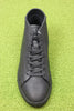 Clae Unisex Bradley Mid Sneaker -  Triple Black Leather Top View