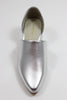 Intentionally Blank Women's Perf Hi Pump - Silver Metallic Leather Top View