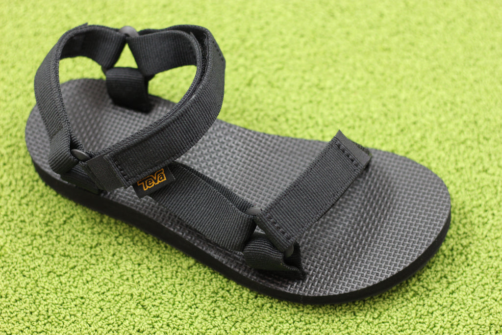 Teva Men's Universal Sandal - Black Nylon Side Angle View