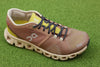On Running Womens CloudX Sneaker - Mocha/Sand Mesh Side Angle View