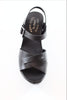 Kork Ease Women's Ava 2.0 Sandal - Black Calf Top View