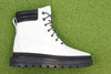 Women's Ray City Waterproof Boot - White Leather Side View