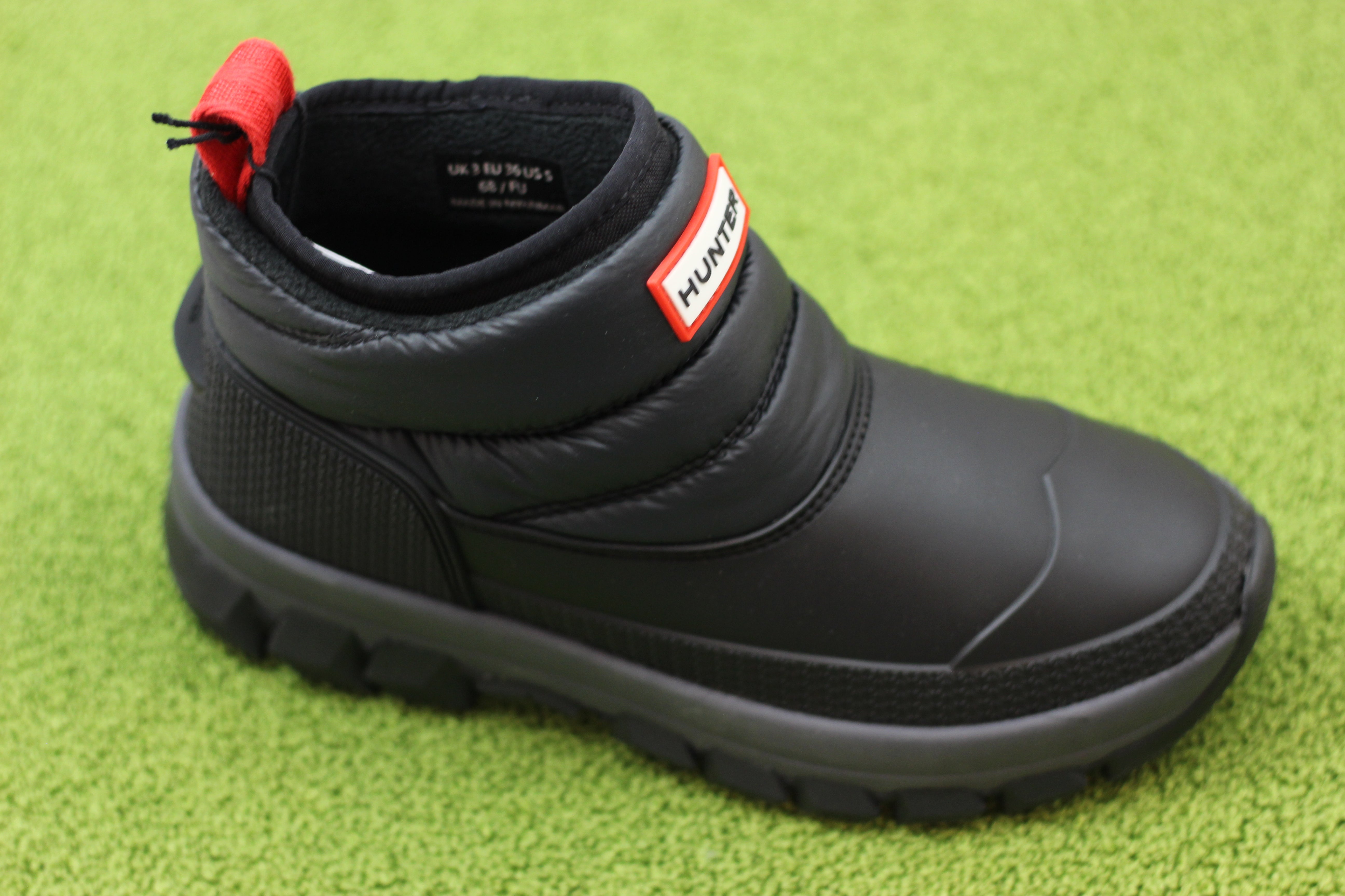 Amazon.com | Hunter Intrepid Ankle Zip Snow Boot Black 6 M