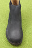 Birkenstock Men's Stalon Boot - Black Leather Top View