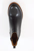 Kork Ease Women's Velma Chelsea Boot - Black Leather Top View