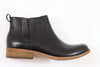 Kork Ease Women's Velma Chelsea Boot - Black Leather Side View
