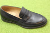 Moma Women's 1ES026 Penny Loafer - Black Calf Side Angle View