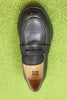 Moma Women's 1ES026 Penny Loafer - Black Calf Top View