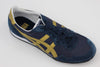 Onitsuka Tiger Unisex Serrano Sneaker - Navy/Gold Side Angle View