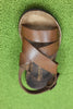 Brador Women's 34260 Sandal - Mogano Leather Top View