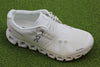 On Running Womens Cloud5 Sneaker - Undyed-White/White Mesh Side Angle View