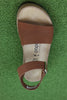 Papillio Women's Glenda Sandal - Pecan Leather Top View