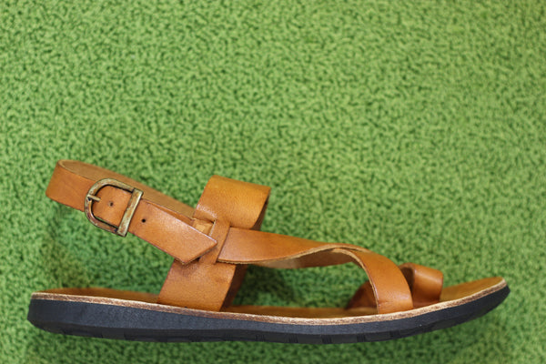 Brador Women's 34723 Toe Thong Sandal - Cuoio Leather